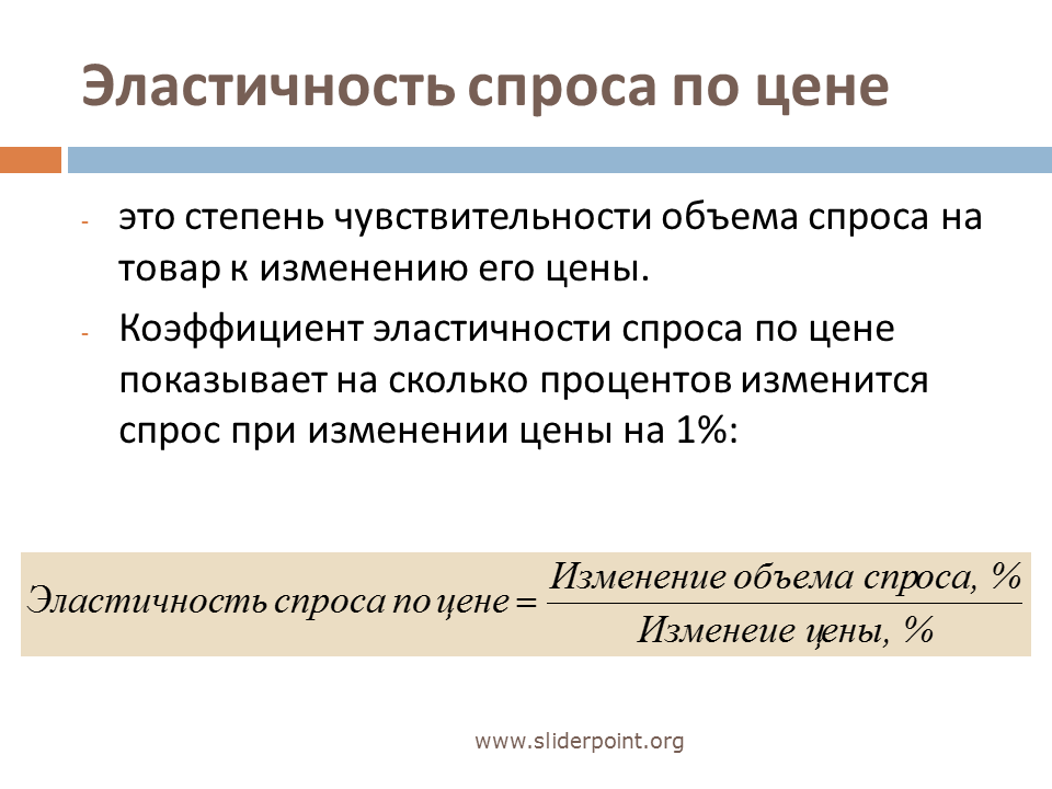 Эластичность спроса и предложения презентация по экономике 10 класс